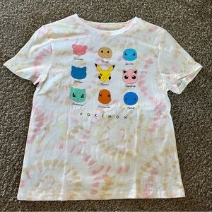 Pokemon Tie-Dye Kids T-Shirt - Multicolor